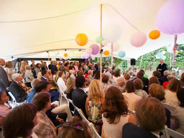 Stretchtenten 10x17 150 staanplaatsen