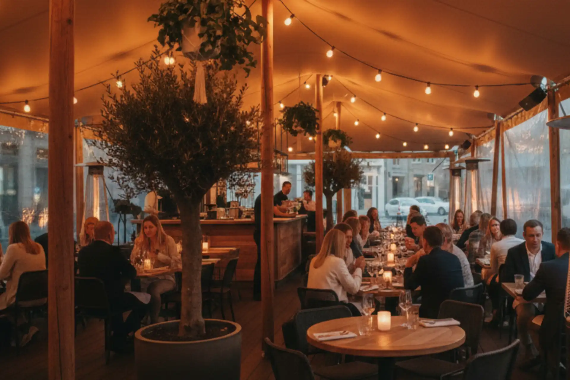 stretchtent verhuur voor horeca - seizoen verhuur van stretch tenten